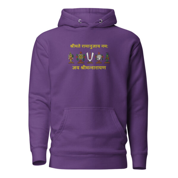 Hoodie - Urdhvapundra Embroidered - Unisex - Image 6