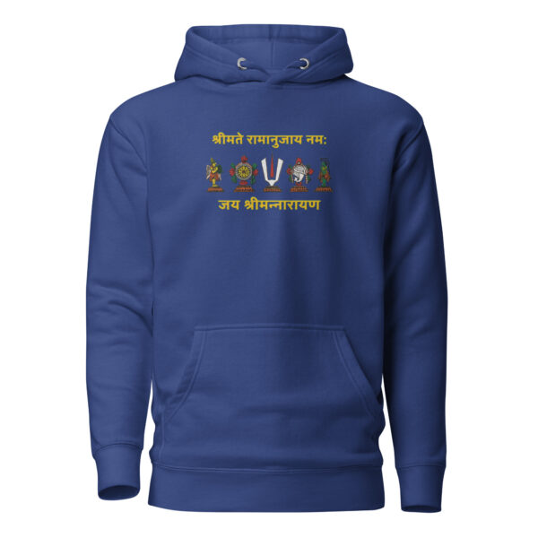 Hoodie - Urdhvapundra Embroidered - Unisex - Image 5