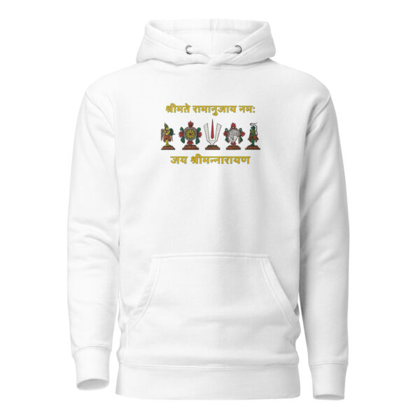 Hoodie - Urdhvapundra Embroidered - Unisex - Image 11
