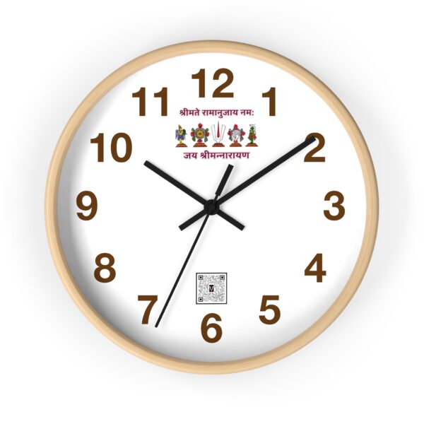 Wall Clock - Urdhvapundra printed